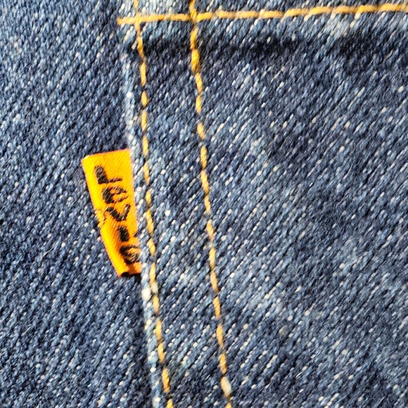 1981 Levis 517 Saddleman Bootcut Orange Tab Jeans 0217 Rigid Preshrunk 33x30 USA - Picture 8 of 16